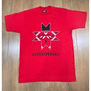 Vintage 90s Indianapolis Indians Pepsi Collaboration T Shirt Size M‎ Red Y2K